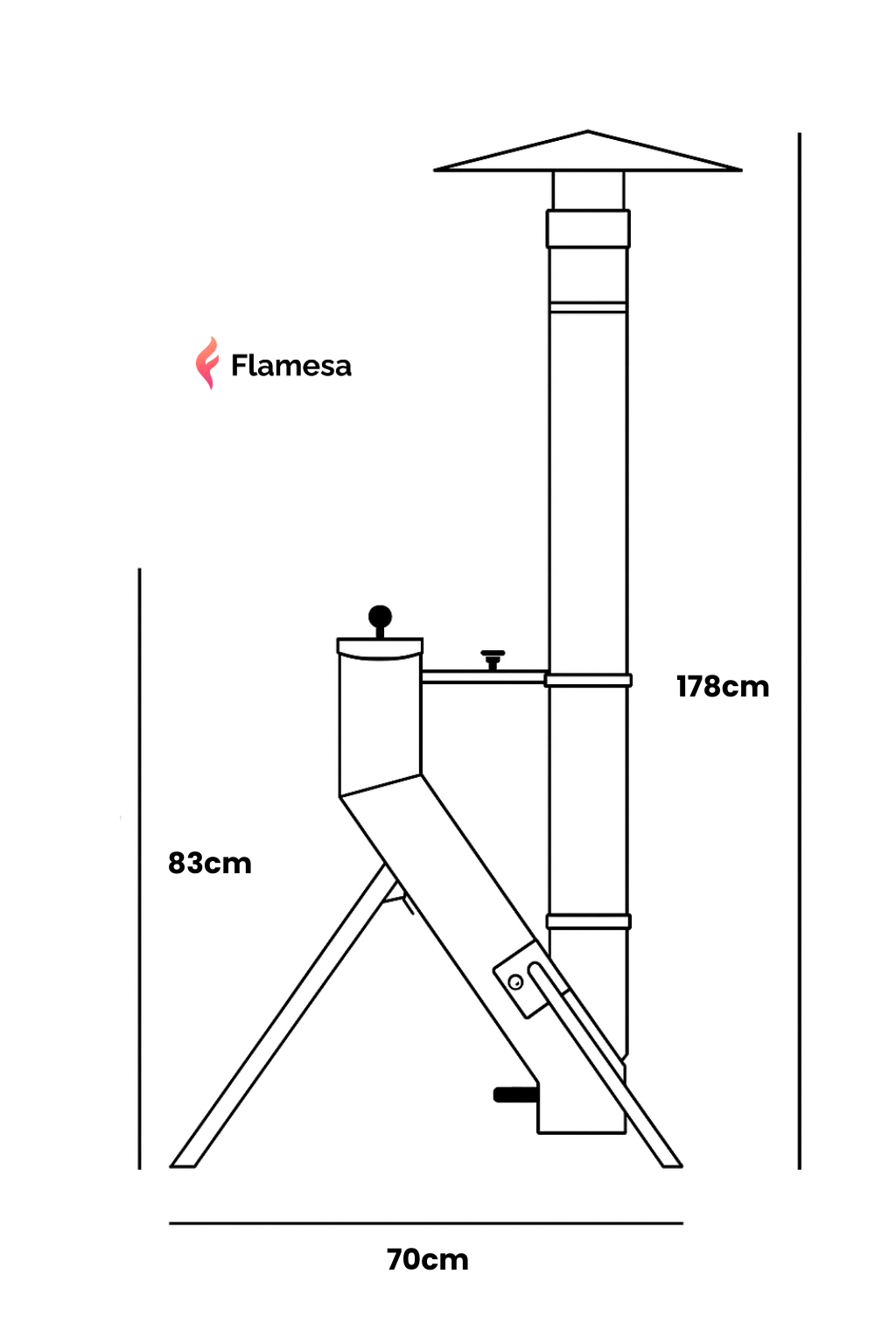 Magnus Prime – Luxus Outdoor-Pelletofen