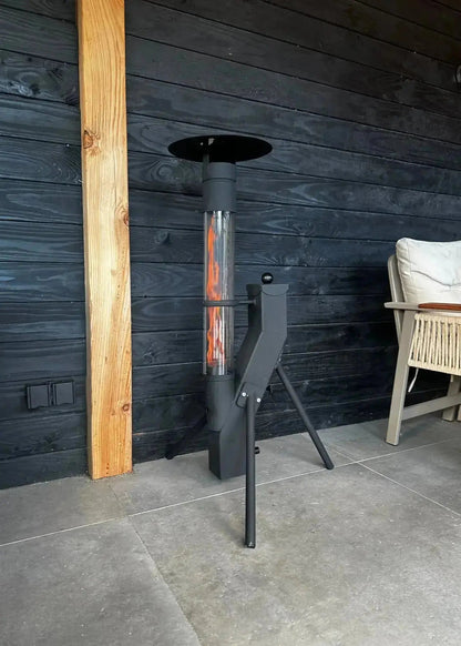 Inferno Compact – Kleiner Outdoor-Pelletofen für den Balkon